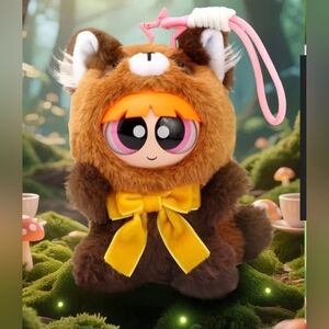 Powerpuff Girls/ Hugkis The Forrest Series Plush Pendant "Blossom Bear"